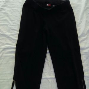 🟢 NY&Company Wide Leg Pants with Zipper Accent